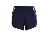 Under Armour Womens UA Fly-By 3in Shorts - Lightweight with Breathable Mesh Panels