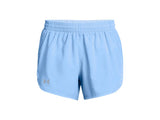 Under Armour Womens UA Fly-By 3in Shorts - Lightweight with Breathable Mesh Panels