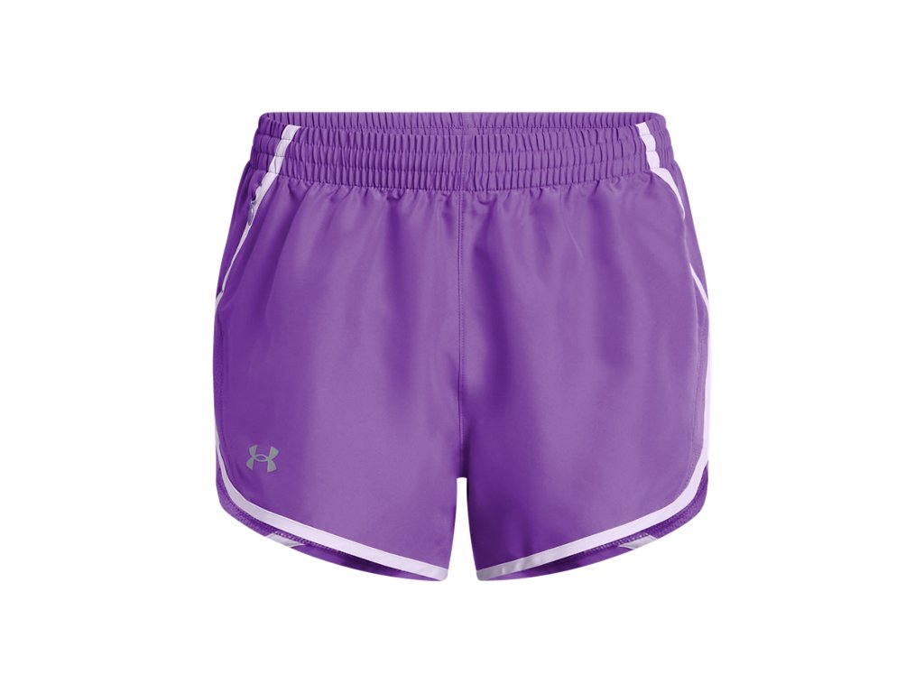 Under Armour Womens UA Fly-By 3in Shorts - Lightweight with Breathable Mesh Panels
