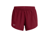 Under Armour Womens UA Fly-By 3in Shorts - Lightweight with Breathable Mesh Panels