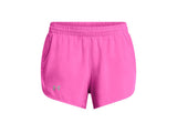 Under Armour Womens UA Fly-By 3in Shorts - Lightweight with Breathable Mesh Panels