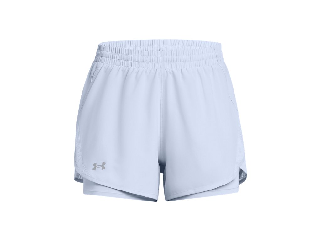 Under Armour Womens UA Fly-By 2-in-1 Shorts - Sweat Wicking and Breathable