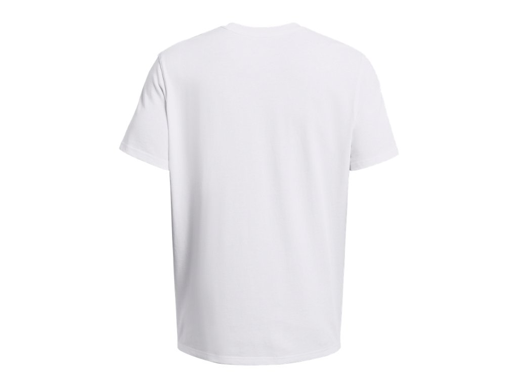 Under Armour Men's Heavyweight Left Chest Patch Short Sleeve T-Shirt - Comfortable Cotton Blend