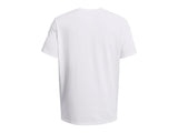Under Armour Men's Heavyweight Left Chest Patch Short Sleeve T-Shirt - Comfortable Cotton Blend