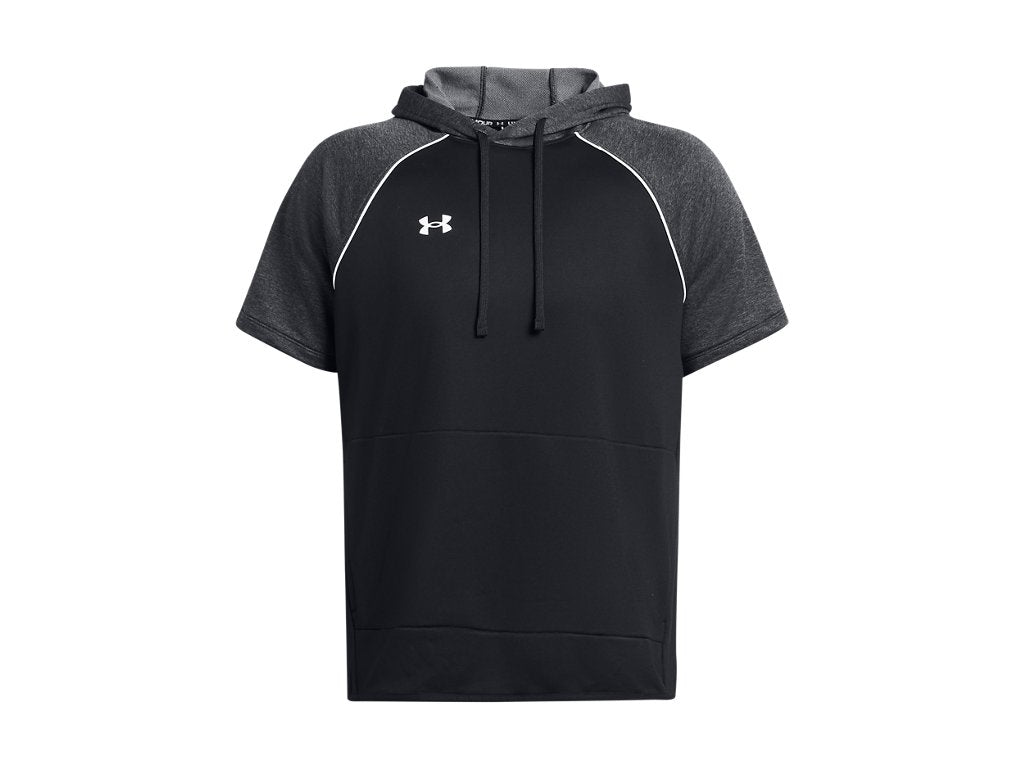 Under Armour Mens Command Warm-Up Short Sleeve Hoodie - Fast Drying