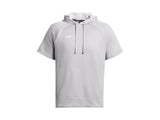 Under Armour Mens Command Warm-Up Short Sleeve Hoodie - Fast Drying