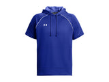 Under Armour Mens Command Warm-Up Short Sleeve Hoodie - Fast Drying