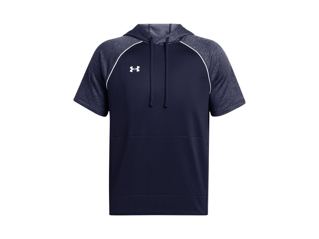 Under Armour Mens Command Warm-Up Short Sleeve Hoodie - Fast Drying