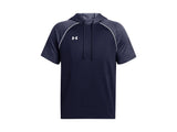 Under Armour Mens Command Warm-Up Short Sleeve Hoodie - Fast Drying
