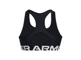 Under Armour Womens HeatGear Armour Mid Branded Sports Bra - Superior Comfort and Support