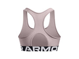 Under Armour Womens HeatGear Armour Mid Branded Sports Bra - Superior Comfort and Support