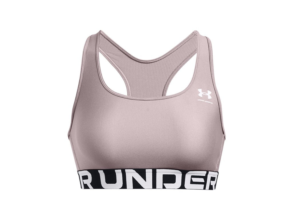 Under Armour Womens HeatGear Armour Mid Branded Sports Bra - Superior Comfort and Support