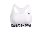 Under Armour Womens HeatGear Armour Mid Branded Sports Bra - Superior Comfort and Support