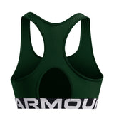 Under Armour Womens HeatGear Armour Mid Branded Sports Bra - Superior Comfort and Support