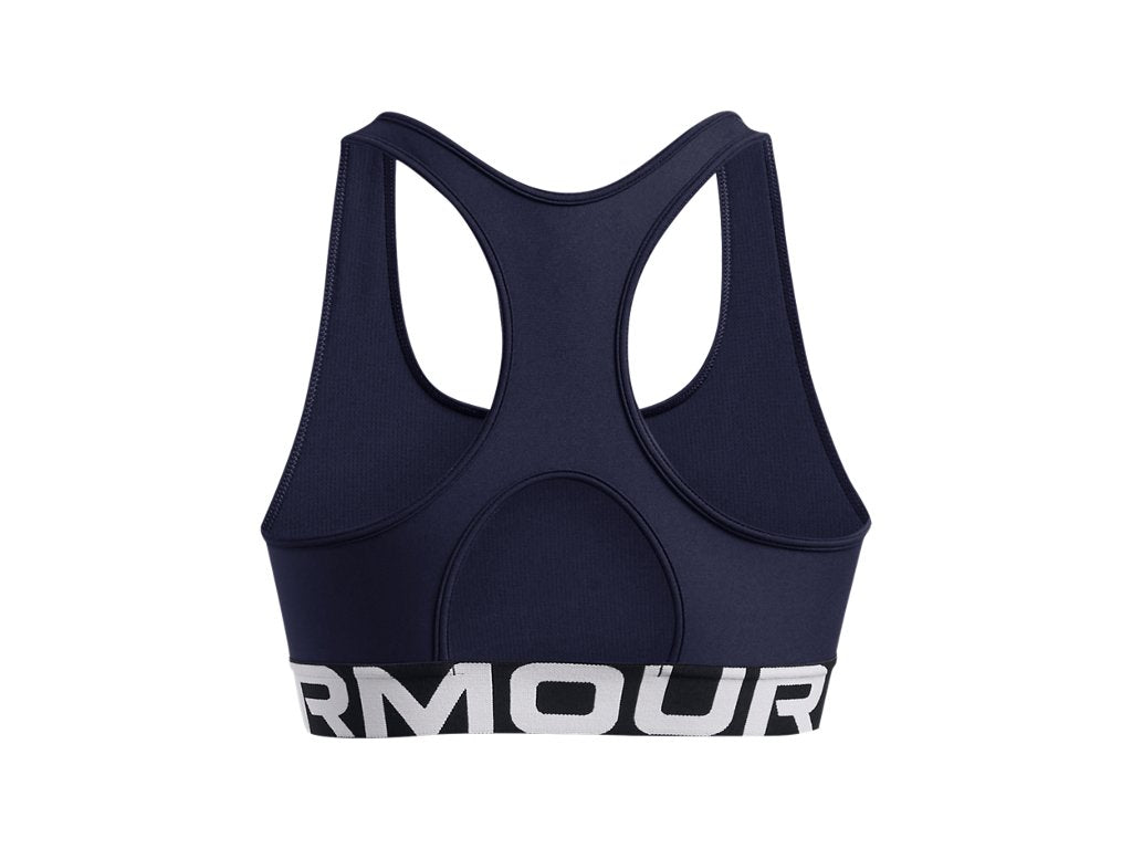 Under Armour Womens HeatGear Armour Mid Branded Sports Bra - Superior Comfort and Support