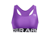 Under Armour Womens HeatGear Armour Mid Branded Sports Bra - Superior Comfort and Support