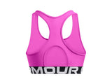 Under Armour Womens HeatGear Armour Mid Branded Sports Bra - Superior Comfort and Support