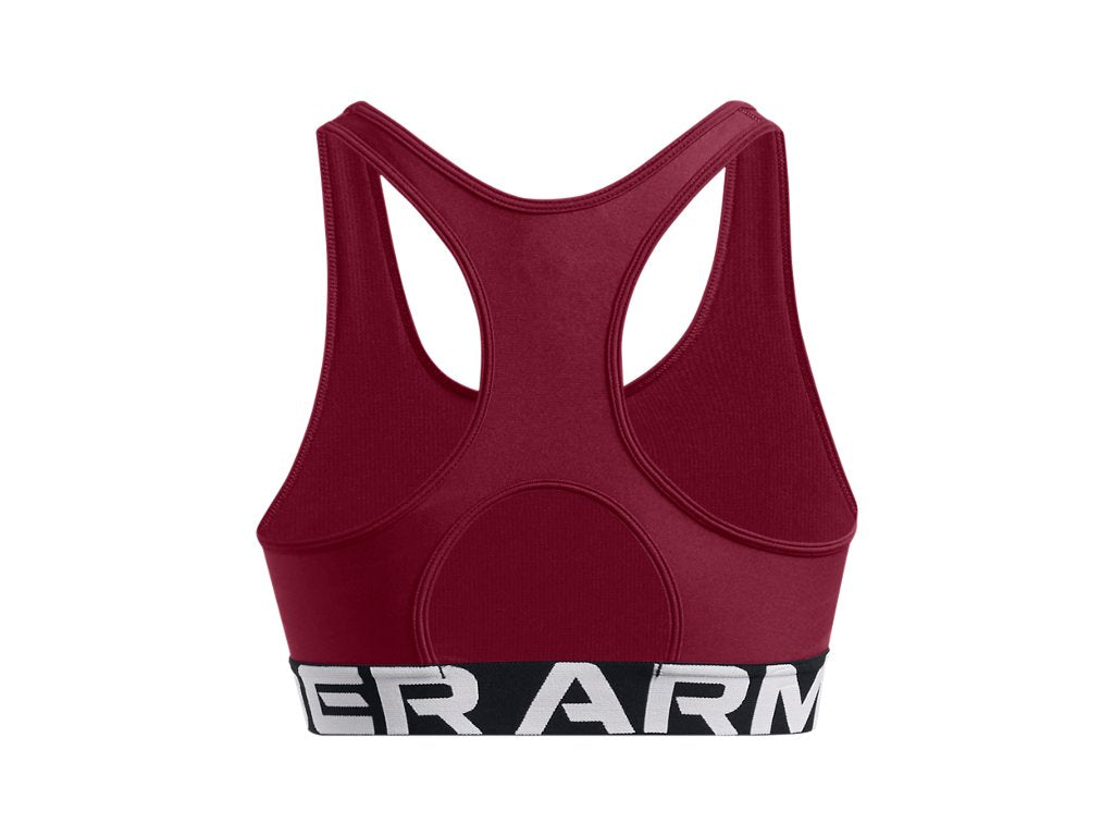 Under Armour Womens HeatGear Armour Mid Branded Sports Bra - Superior Comfort and Support
