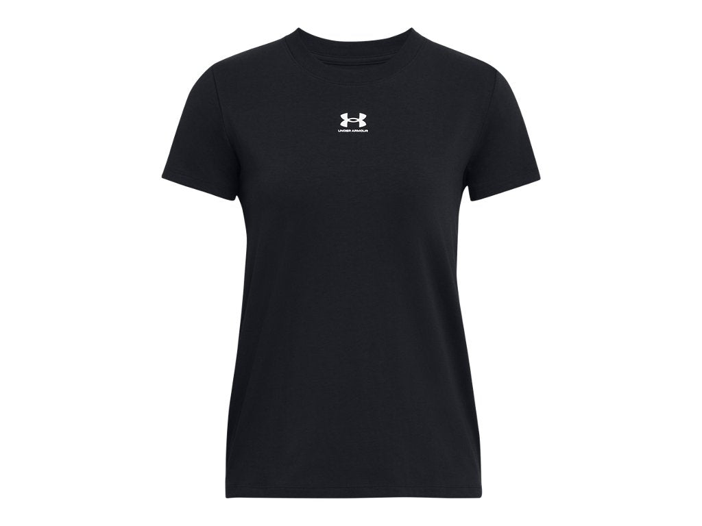 Under Armour Womens Rival Core Short Sleeve T-Shirt - Quick-Drying Cotton Blend