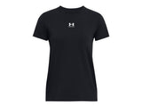 Under Armour Womens Rival Core Short Sleeve T-Shirt - Quick-Drying Cotton Blend