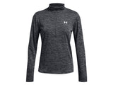 Under Armour Womens UA Tech Textured Half Zip Apparel - Quick Drying