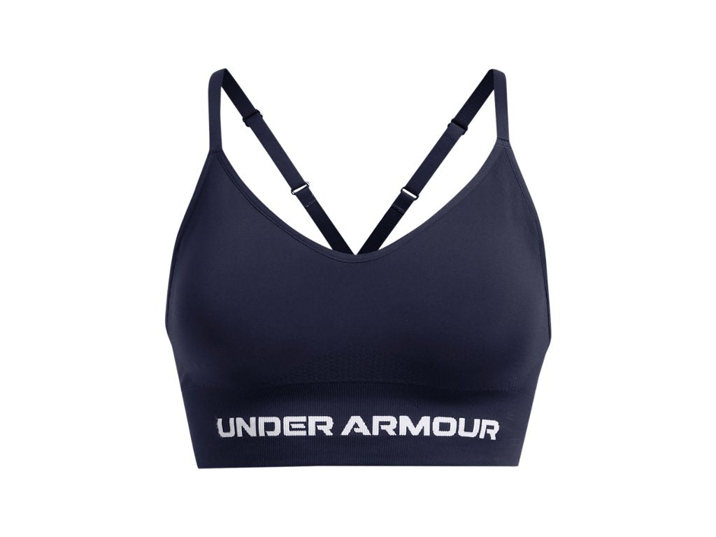 Under Armour Womens UA Vanish Seamless Low Sports Bra - Quick-Drying and Odor-Control Technology