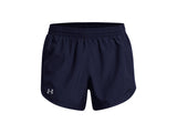 Under Armour Womens Fly-By Heather 3" Shorts - Sweat Wicking