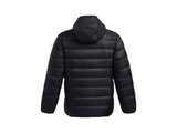 Under Armour Mens Legend Down Hooded Jacket - Water Repellent and Insulated