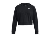 Under Armour Womens Rival Fleece Crop Full-Zip - Ultra-Soft and Warm