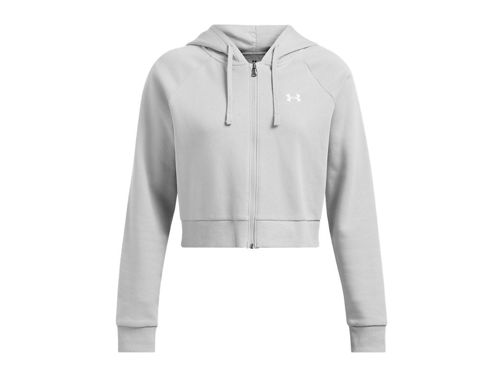 Under Armour Womens Rival Fleece Crop Full-Zip - Ultra-Soft and Warm