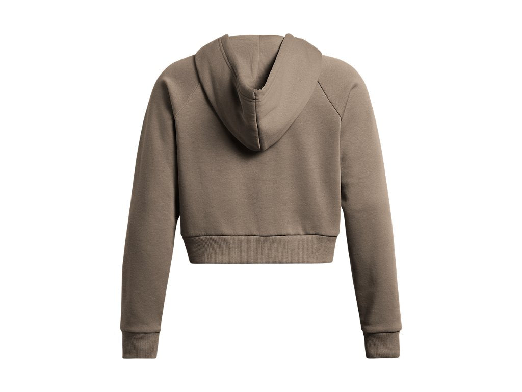 Under Armour Womens Rival Fleece Crop Full-Zip - Ultra-Soft and Warm