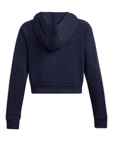 Under Armour Womens Rival Fleece Crop Full-Zip - Ultra-Soft and Warm