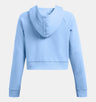 Under Armour Womens Rival Fleece Crop Full-Zip - Ultra-Soft and Warm