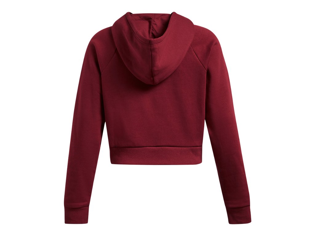 Under Armour Womens Rival Fleece Crop Full-Zip - Ultra-Soft and Warm