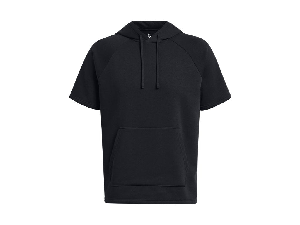 Under Armour Mens UA Rival Fleece Short Sleeve Hoodie Apparel - Ultra-soft Cotton-blend Fleece