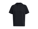 Under Armour Mens UA Rival Fleece Short Sleeve Hoodie Apparel - Ultra-soft Cotton-blend Fleece