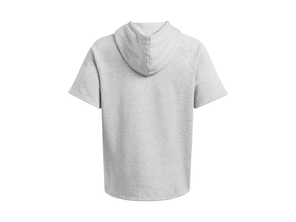 Under Armour Mens UA Rival Fleece Short Sleeve Hoodie Apparel - Ultra-soft Cotton-blend Fleece