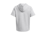 Under Armour Mens UA Rival Fleece Short Sleeve Hoodie Apparel - Ultra-soft Cotton-blend Fleece