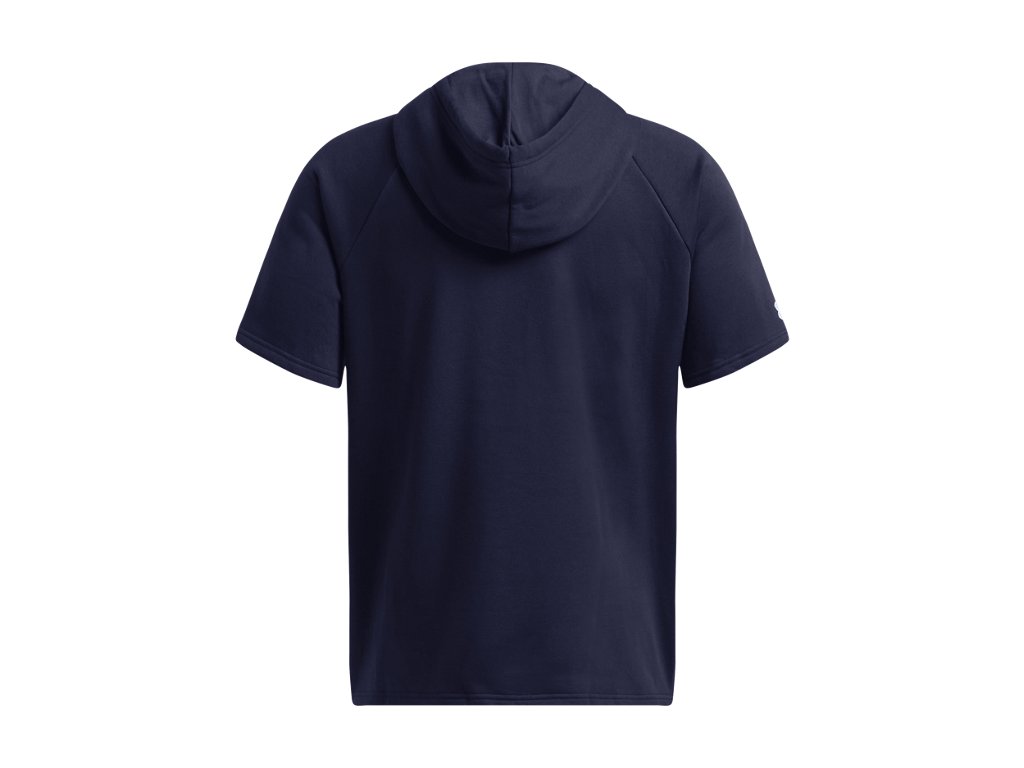 Under Armour Mens UA Rival Fleece Short Sleeve Hoodie Apparel - Ultra-soft Cotton-blend Fleece