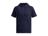 Under Armour Mens UA Rival Fleece Short Sleeve Hoodie Apparel - Ultra-soft Cotton-blend Fleece