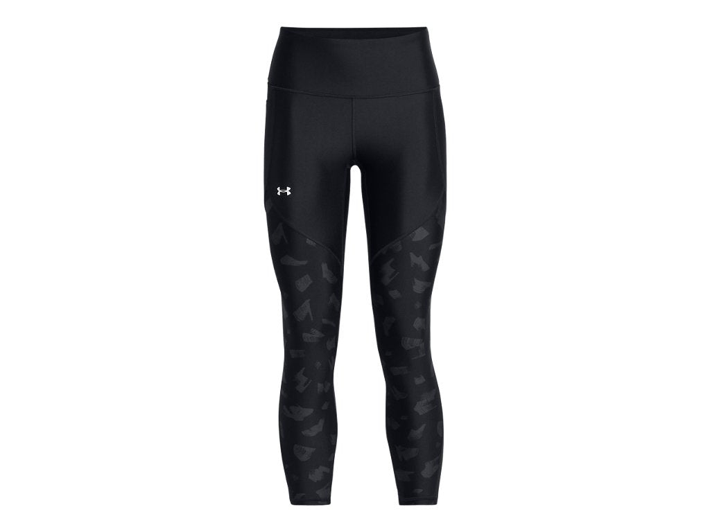 Under Armour Womens Tech Printed Panel Ankle Leggings - Sweat Wicking and Odor Control