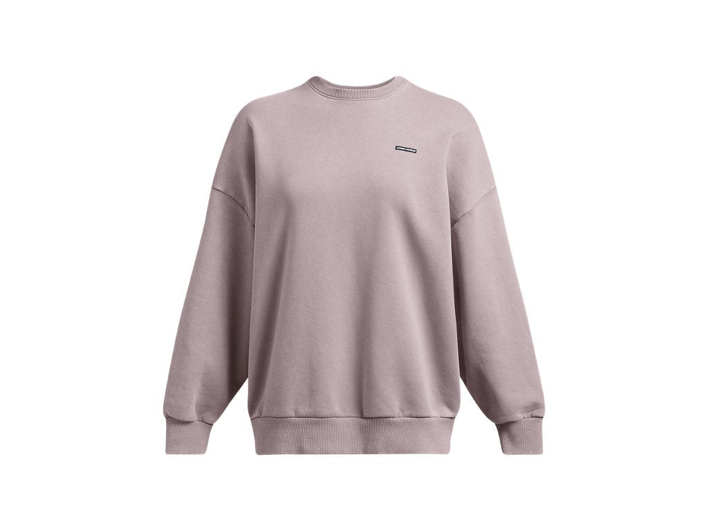 Under Armour Women's Icon Heavyweight Fleece Oversized Crew Apparel - Ultra-Soft Warmth