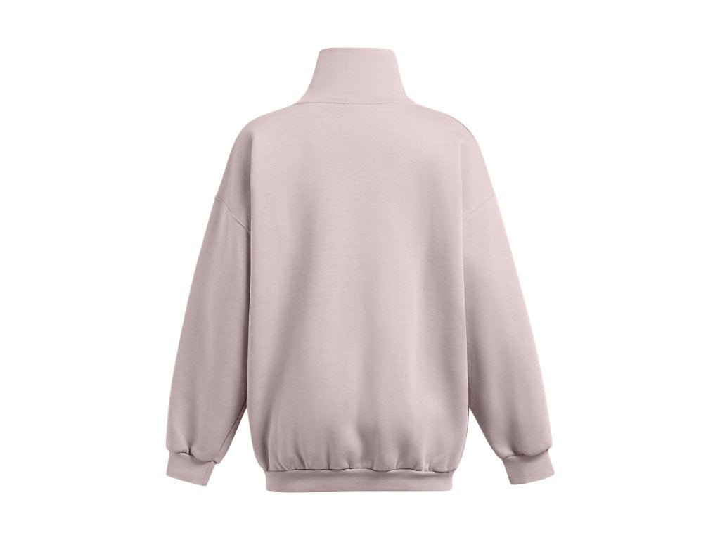 Under Armour Womens UA Icon Fleece Oversized Mock Crew - Ultra-Soft Mid-Weight Fleece