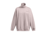 Under Armour Womens UA Icon Fleece Oversized Mock Crew - Ultra-Soft Mid-Weight Fleece