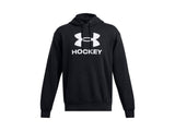 Under Armour Mens Icon Fleece Hockey Hoodie - Ultra-Soft Mid-Weight Cotton Blend