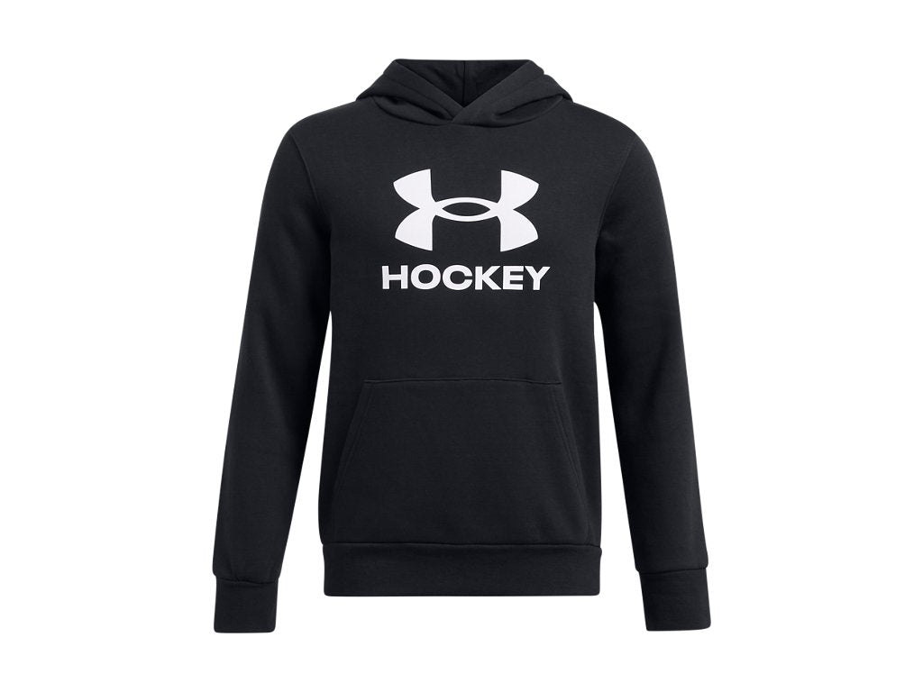 Under Armour Boys Icon Fleece Hockey Hoodie - Ultra-Soft Mid-Weight Fleece