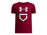 Under Armour Boys UA Baseball Icon Short Sleeve Apparel - Super-soft Comfort