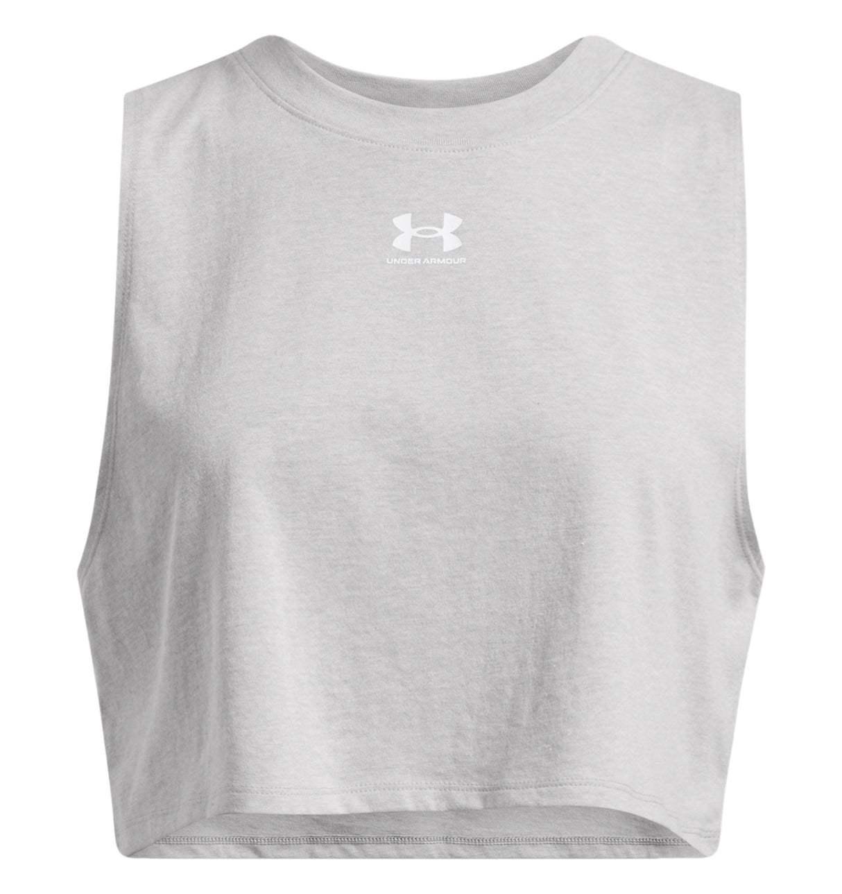 Under Armour Womens Cropped Logo Tank Top - Quick-Drying Comfort