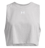 Under Armour Womens Cropped Logo Tank Top - Quick-Drying Comfort