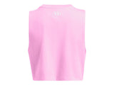 Under Armour Womens Cropped Logo Tank Top - Quick-Drying Comfort